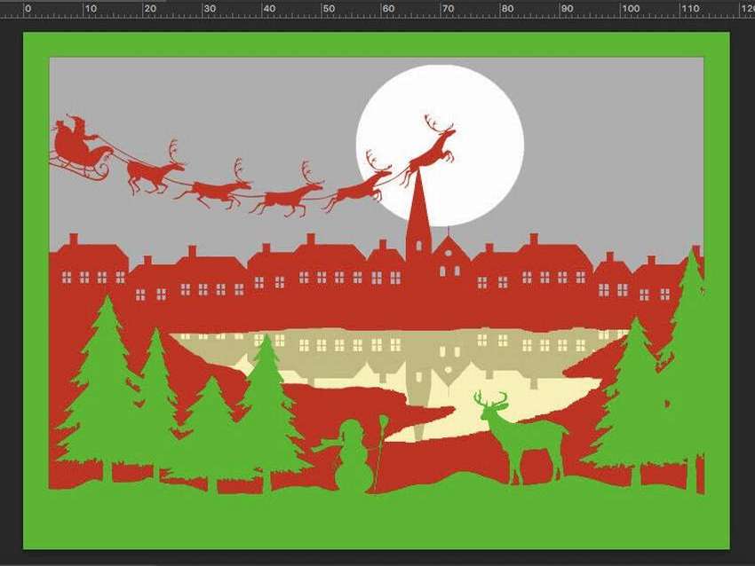 как сделать теневую коробку