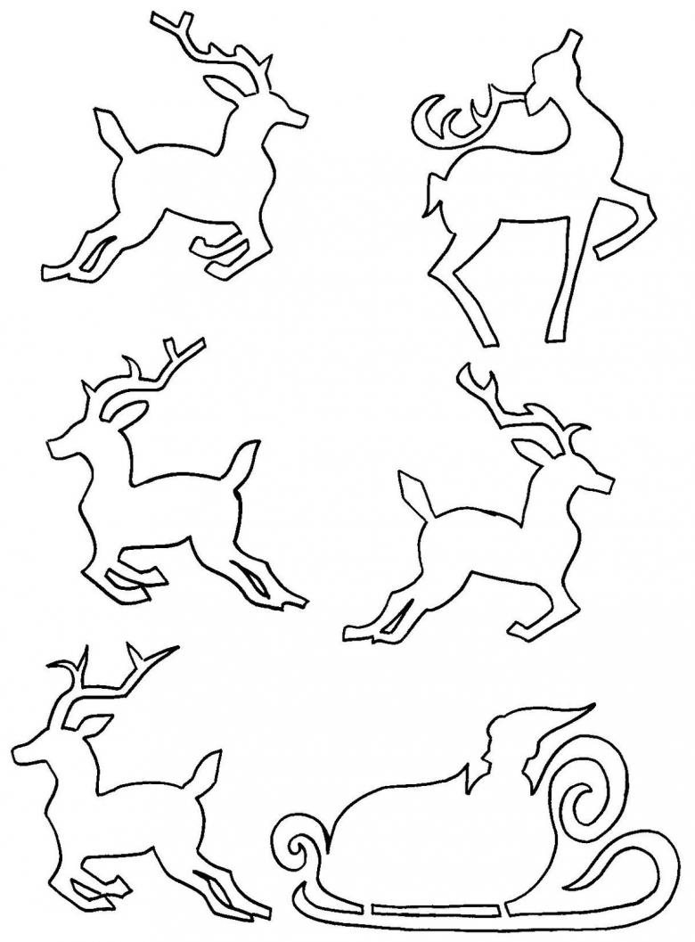 Вытынанки на окна к Новому году 2023 (80 фото) - трафареты и шаблоны, украшение новогоднего окна своими руками