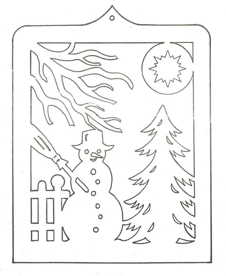 Вытынанки на окна к Новому году 2023 (80 фото) - трафареты и шаблоны, украшение новогоднего окна своими руками