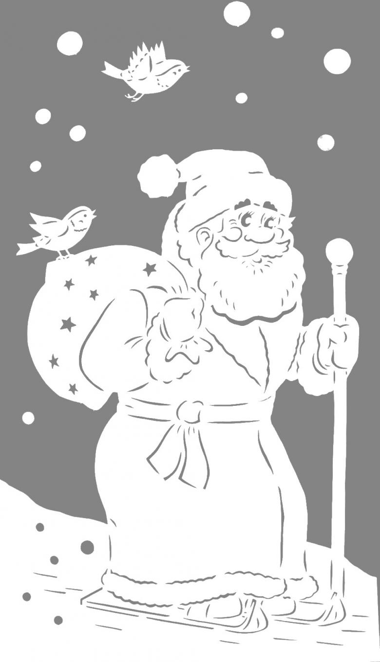 Вытынанки на окна к Новому году 2023 (80 фото) - трафареты и шаблоны, украшение новогоднего окна своими руками