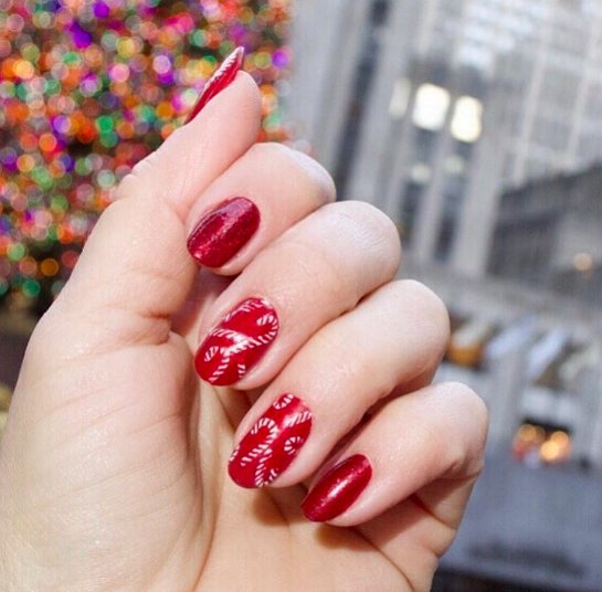 новогодний дизайн ногтей фото 4