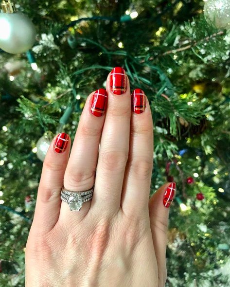 новогодний дизайн ногтей фото 47