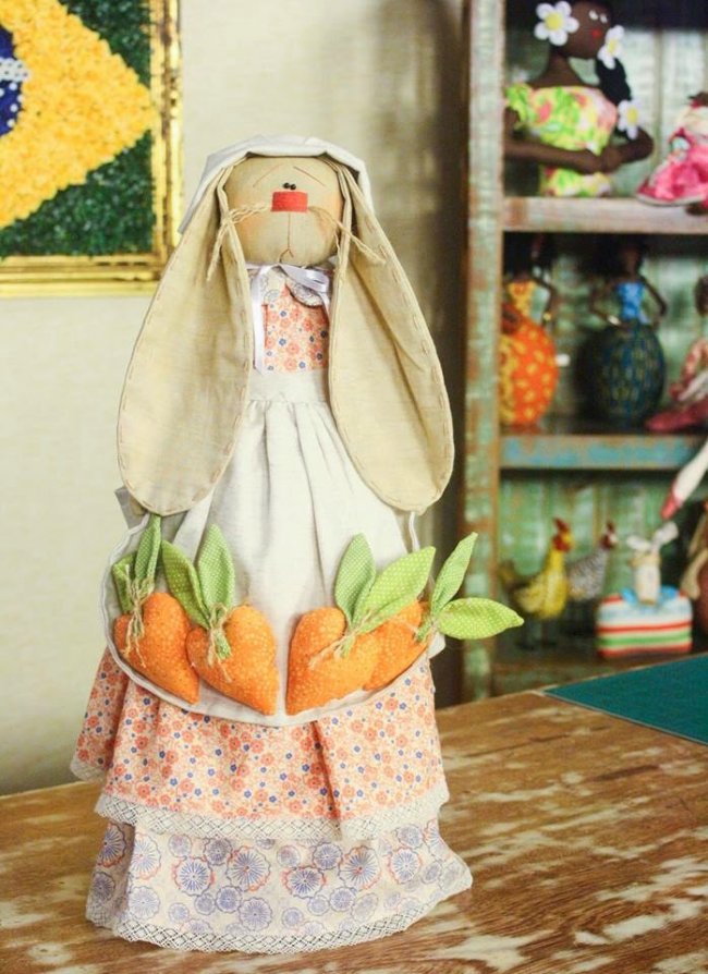 Шьем стоячего зайку Тильду