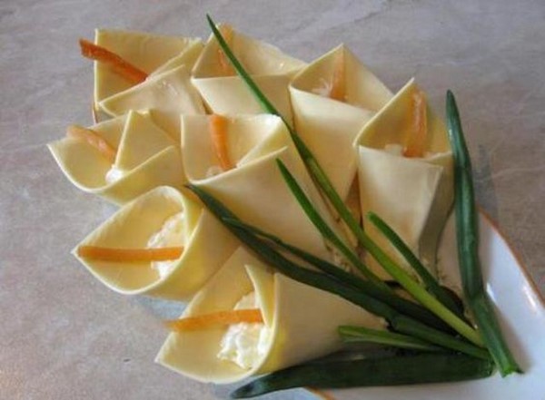 Удивляем гостей красивой нарезкой - фото идеи нарезки на праздничный стол