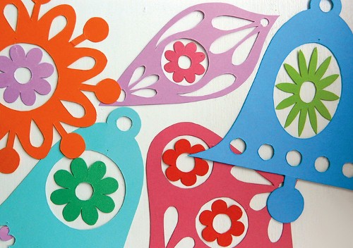 Гирлянда из Вытынанки