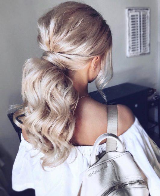 Объемная укладка волос