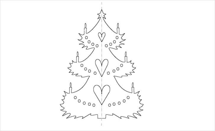 Вытынанки на Новый Год, трафареты на окна и шаблоны для вырезания из бумаги