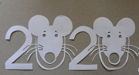 Аппликация мыши: шаблоны для вырезания, мышка из геометрических фигур с мышатами, мышонок из цветной бумаги с сыром для малышей детского сада и школы