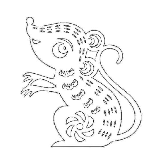 Аппликация мыши: шаблоны для вырезания, мышка из геометрических фигур с мышатами, мышонок из цветной бумаги с сыром для малышей детского сада и школы