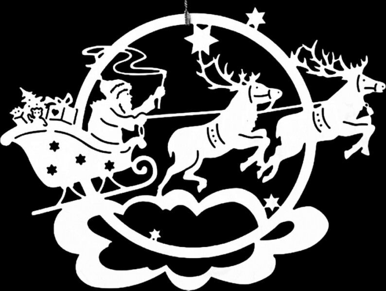 Трафареты на окна к новому году 2021 для вырезания из бумаги