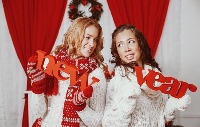 фотографии для новогодней фотосессии с техникой