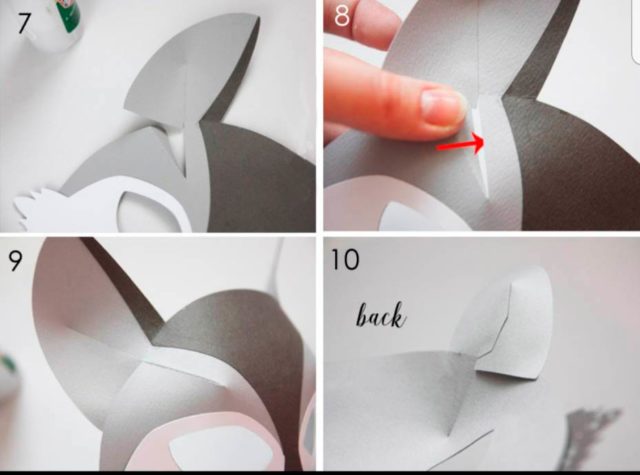 Бумажная маска волка