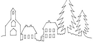 Вытынанки на Новый Год, трафареты на окна и шаблоны для вырезания из бумаги