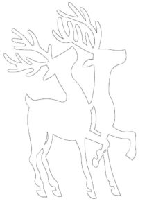 Вытынанки на Новый Год, трафареты на окна и шаблоны для вырезания из бумаги