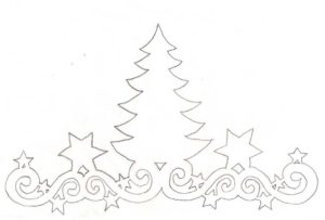 Вытынанки на Новый Год, трафареты на окна и шаблоны для вырезания из бумаги