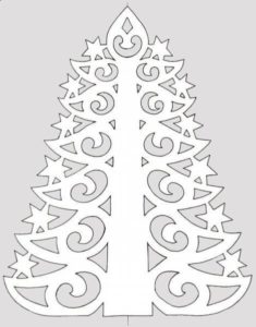 Вытынанки на Новый Год, трафареты на окна и шаблоны для вырезания из бумаги