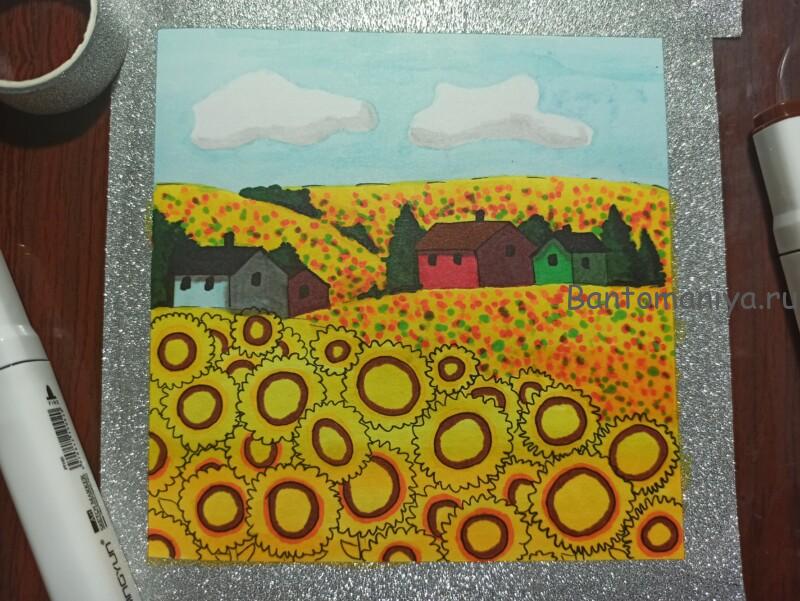 Рисунки маркерами для скетчинга: скетч для начинающих пошагово, варианты легких рисунков фломастерами для скетчбука