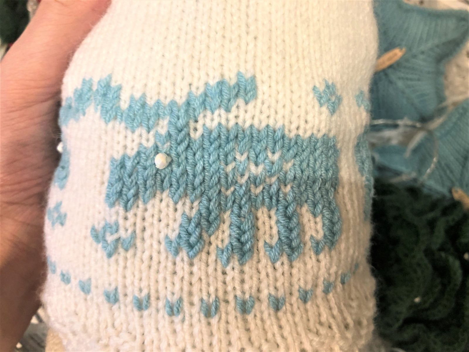 Елочка спицами