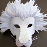 Маска льва из бумаги