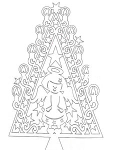 Вытынанки на Новый Год, трафареты на окна и шаблоны для вырезания из бумаги