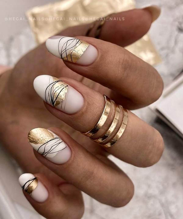 Маникюр на Новый год 2021 - красивые идеи (80 фото)