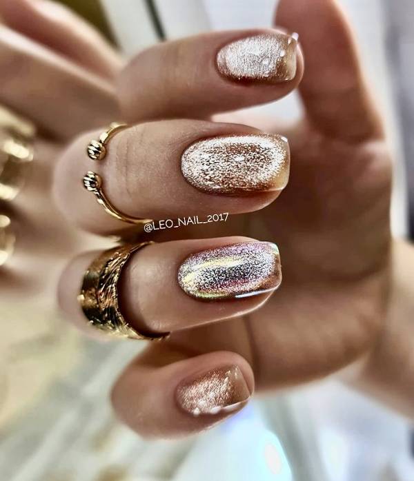 Маникюр на Новый год 2021 - красивые идеи (80 фото)