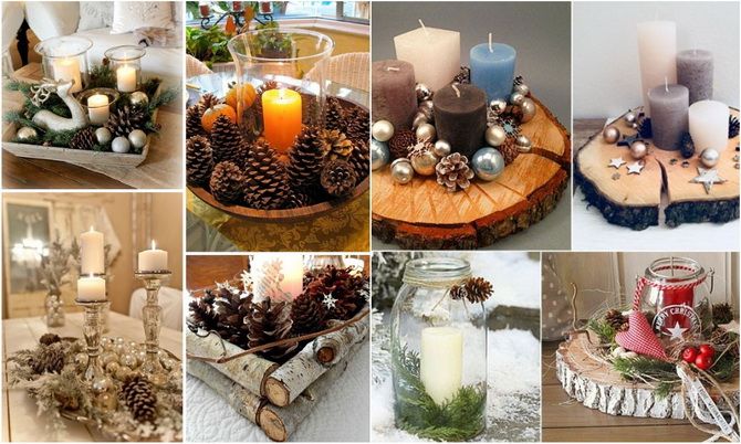 Новогодние композиции своими руками: новые идеи и фото 2023 года 19