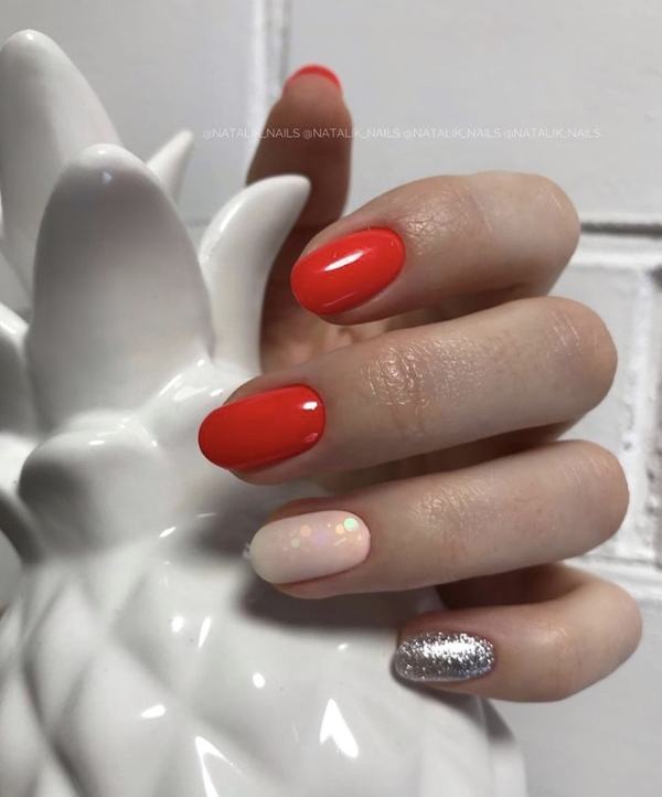 Маникюр на Новый год 2021 - красивые идеи (80 фото)