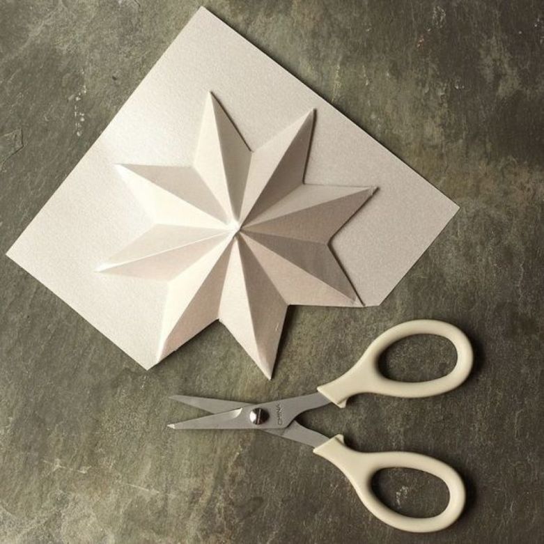 Как сделать звезду из бумаги