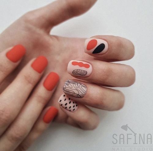 Красный маникюр 2022-2023 — модные тенденции и новинки дизайна