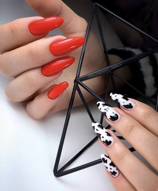 Красный маникюр 2022-2023 — модные тенденции и новинки дизайна