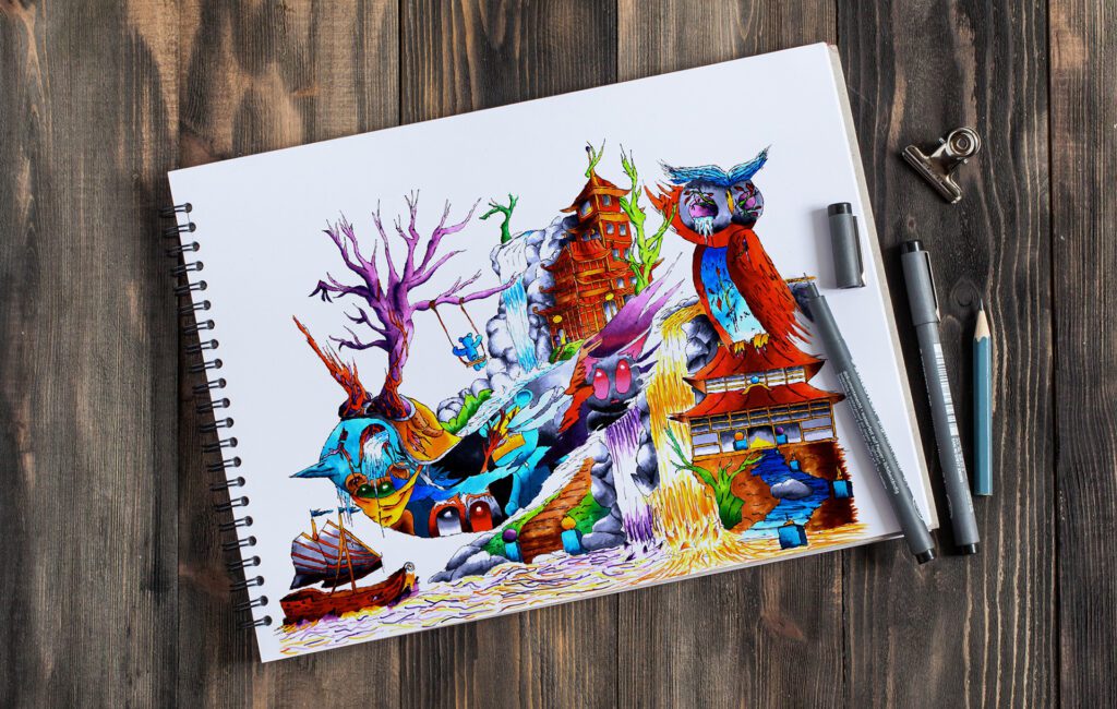 Красочный рисунок