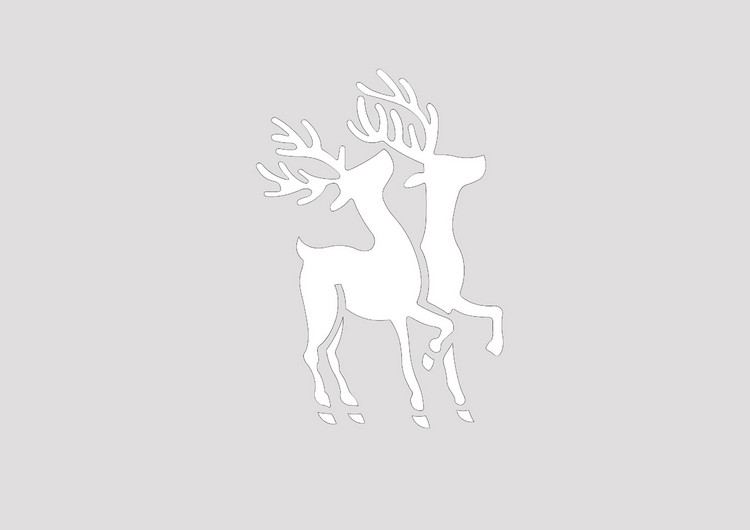 Вытынанки на Новый Год, трафареты на окна и шаблоны для вырезания из бумаги