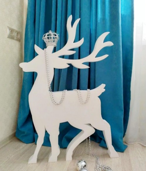 Сани: новогодняя поделка из картона своими руками + шаблон