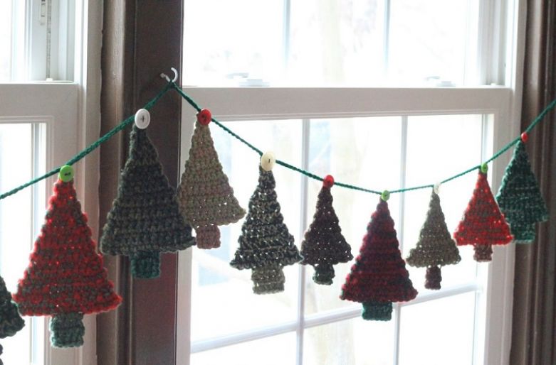 Вязаные елочки