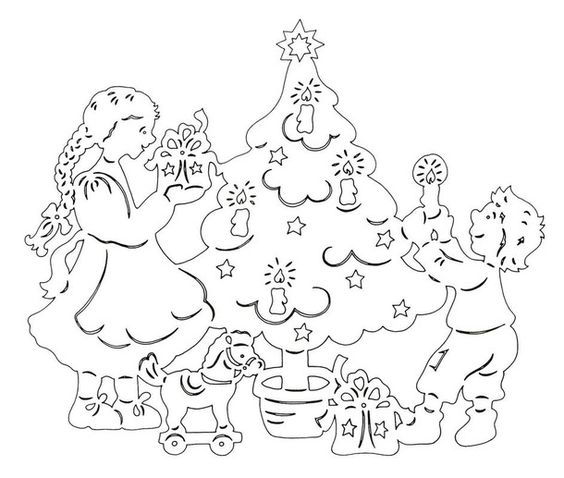 вытынанки завитушки на окна из бумаги 7