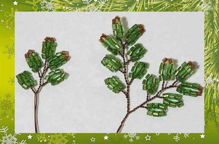 Елка из бисера (115 фото) - легкие схемы и пошаговые мастер-классы для начинающих