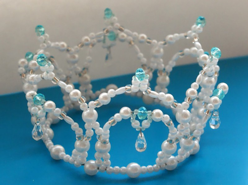 новогодние поделки из бисера мастер класс пошагово 5