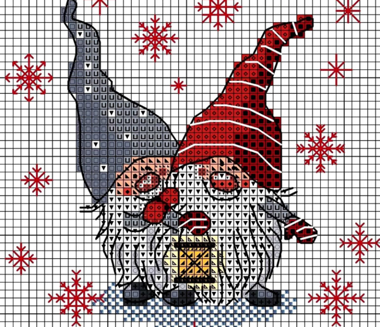 новогодние поделки из бисера своими руками схемы 2