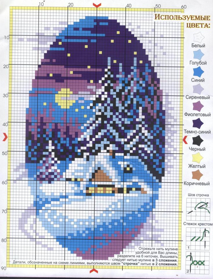 новогодние поделки из бисера своими руками схемы