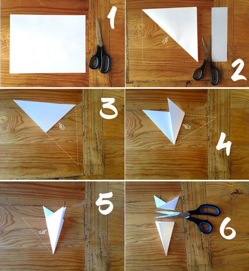 схема красивых снежинок для вырезания 6