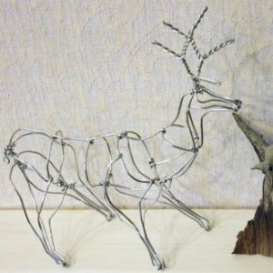 Новогодний олень - трафарет для вырезания 2023, большого размер