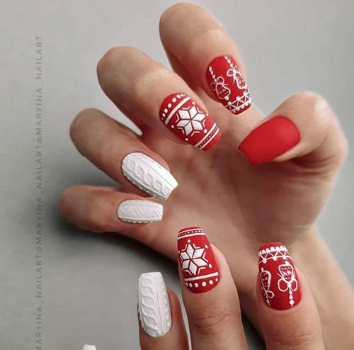 какой цвет маникюра модный на Новый год 3