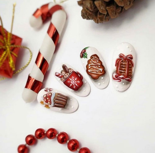 модные тенденции в маникюре на Новый год 7