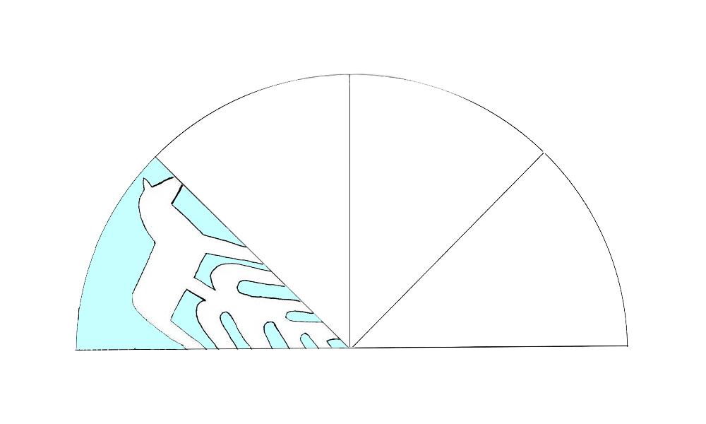Снежинка из бумаги: шаблон, трафарет