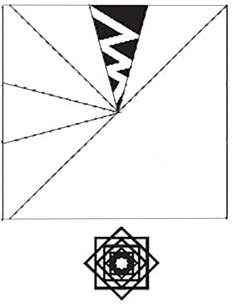 Снежинка из бумаги: шаблон, трафарет