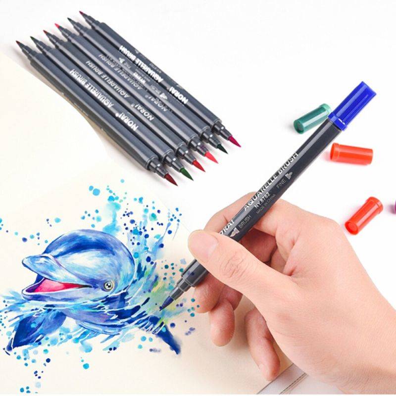 Рисунки маркерами для скетчинга: скетч для начинающих пошагово, варианты легких рисунков фломастерами для скетчбука