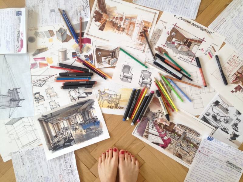 Рисунки маркерами для скетчинга: скетч для начинающих пошагово, варианты легких рисунков фломастерами для скетчбука