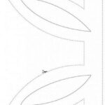 Шаблон для вырезания, маска кролика с ушками