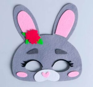 Бумажная маска кролика/головы кролика